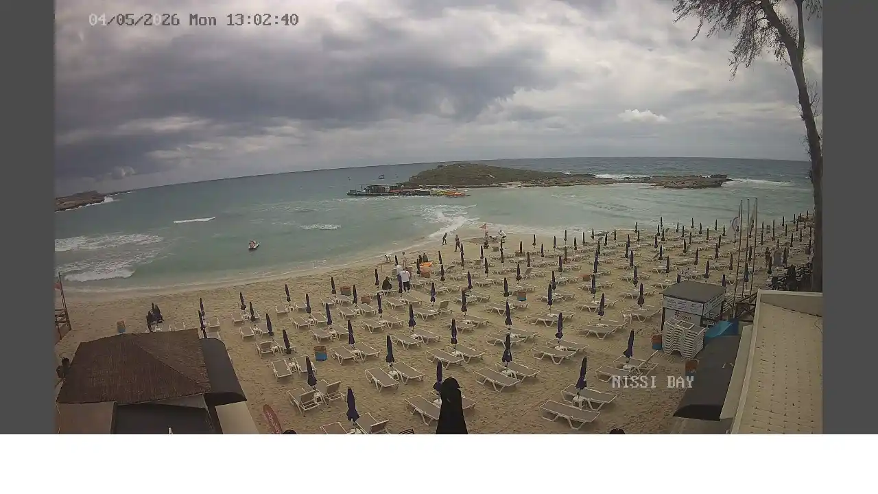 Ayia Napa Webcam-Aufnahme — 4. Mai 2026 11:00