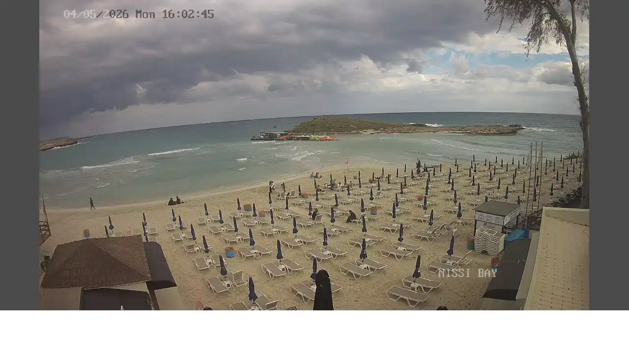 Ayia Napa Webcam-Aufnahme — 4. Mai 2026 14:00