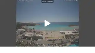 Vorschaubild 6. Mai 2026 08:00 Ayia Napa Zypern - Nissi Beach Panorama