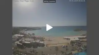 Vorschaubild 9. Mai 2026 06:00 Ayia Napa Zypern - Nissi Beach Panorama