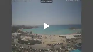 Vorschaubild 14. Juni 2026 08:00 Ayia Napa Zypern - Nissi Beach Panorama