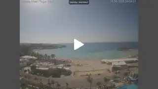 Vorschaubild 16. Juni 2026 06:00 Ayia Napa Zypern - Nissi Beach Panorama